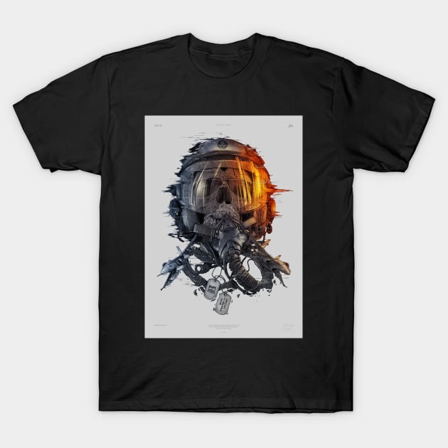 The look of a soldier T-Shirt by Ding Dang